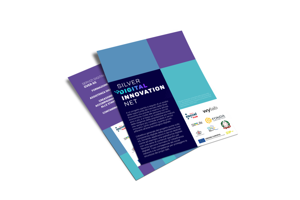 cartelline silver digital innovation net - progetto liguria lavoro